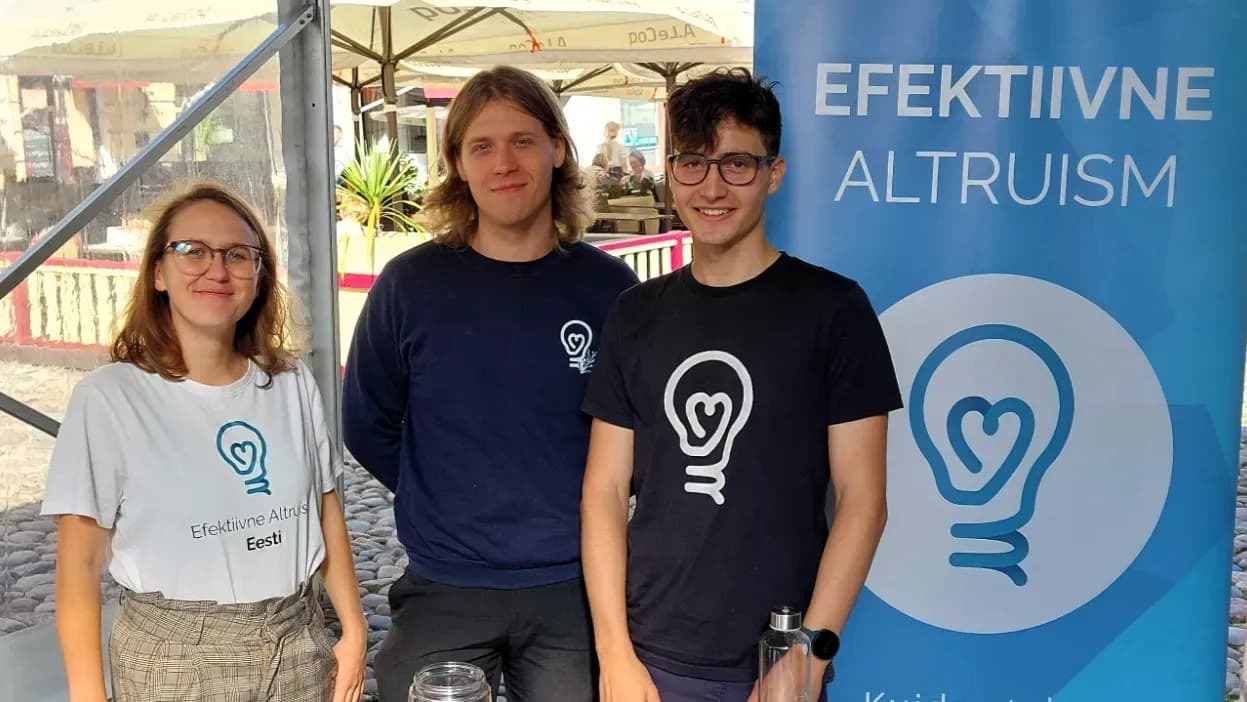 Efektiivse altruismi liikmed levitamas efektiivse altruismi ideid